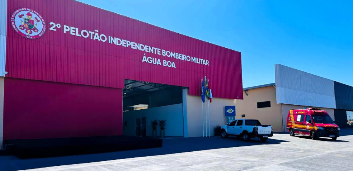 Inaugurada nova unidade dos bombeiros em Mato Grosso